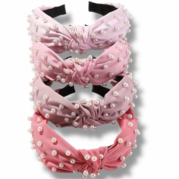 The Unbranded Brand Accessories - Pearl Embellished Knotted Headband. NWT. Choose your color